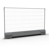 Concrete guard rails SET | with 2.00 m mobile fence | Mobile fence ,,Standard